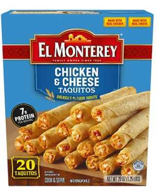 El Monterey Chicken and Cheese Flour Taquitos