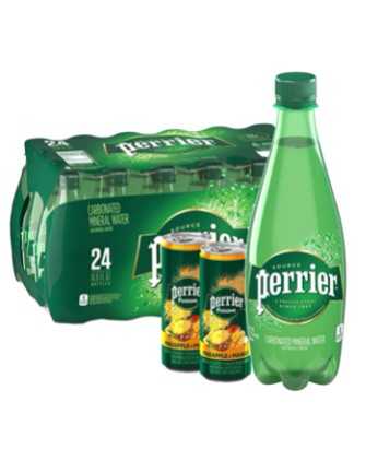 Perrier Lime Flavored Carbonated Mineral Water, 16.9 Fl Oz (24 Pack) Plastic Bottles
