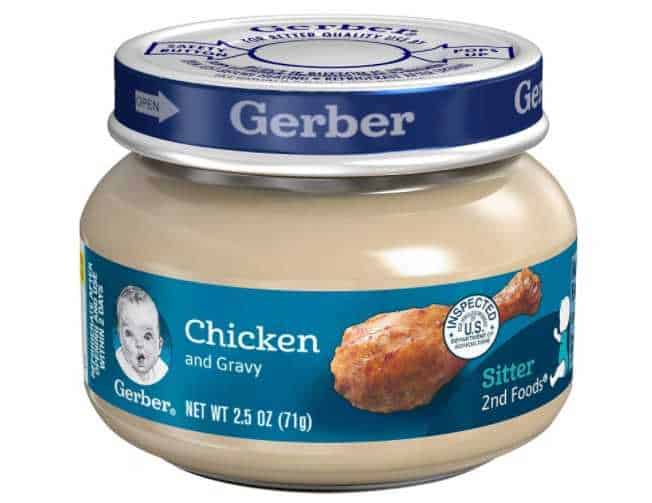 Gerber Purees 2nd Foods, Chicken & Gravy