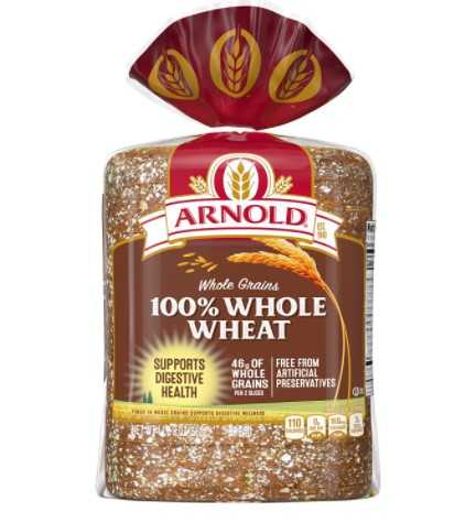 Arnold Whole Grains 100% Whole Wheat Bread | 24 oz