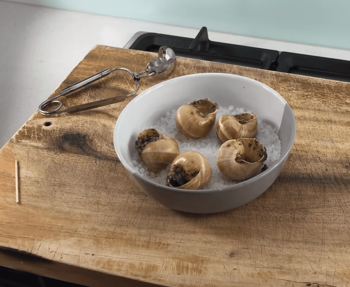 Cooked snails