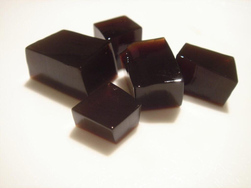 Black Tea Jelly Cubes